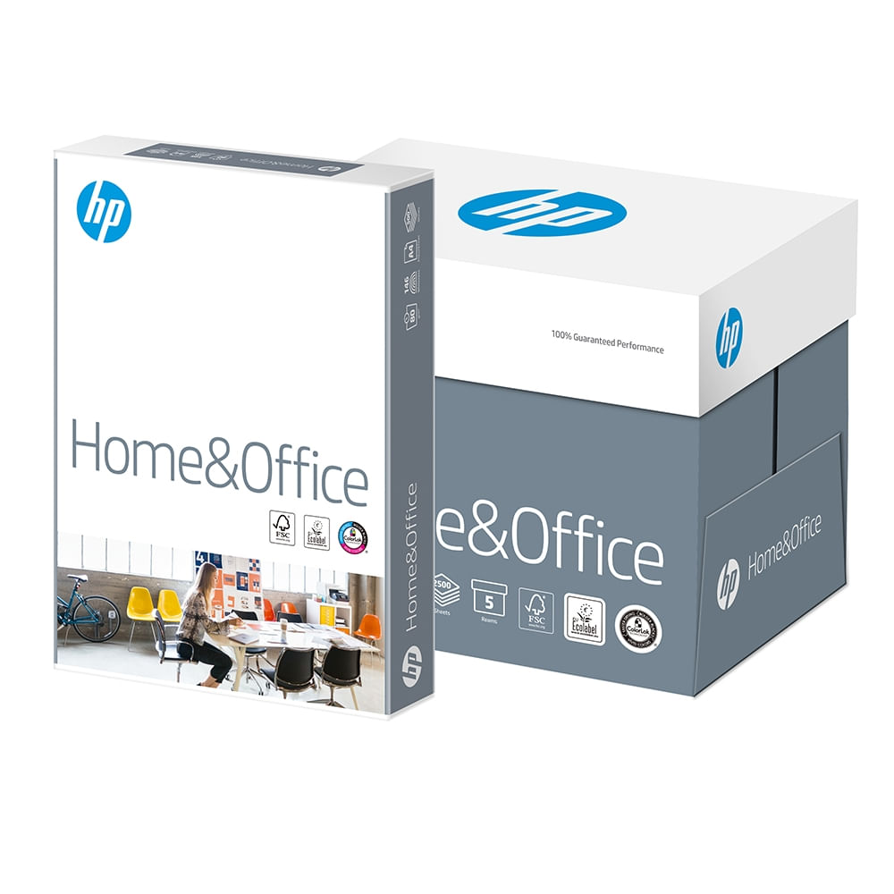 Hartie copiator A4 HP Home&Office 80 g/mp, 500 coli/top, 5 topuri/cutie, pret per cutie