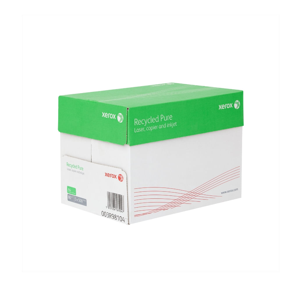 Hartie copiator a4 xerox recycled pure 80 g/mp, 500 coli/top