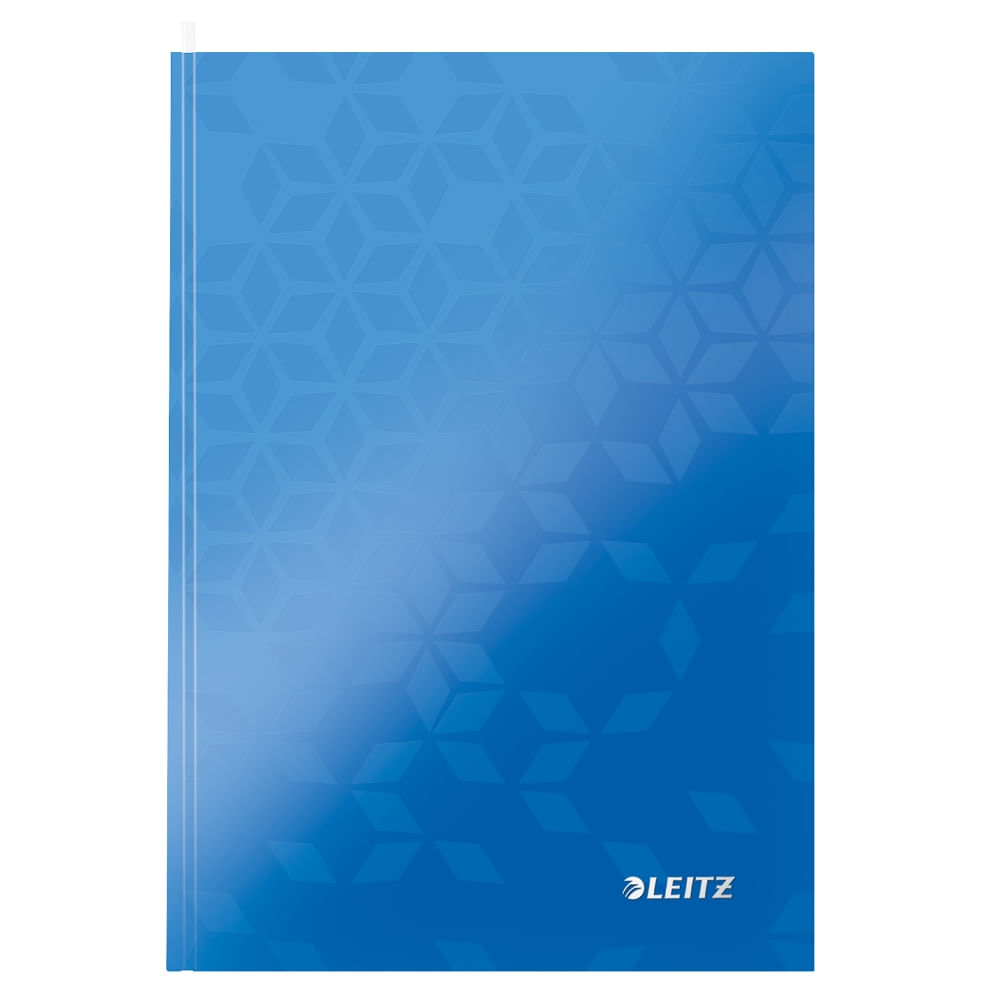 Caiet de birou Leitz WOW, A5, coperta dura, 80 file, matematica, albastru metalizat dacris.net imagine 2022 depozituldepapetarie.ro