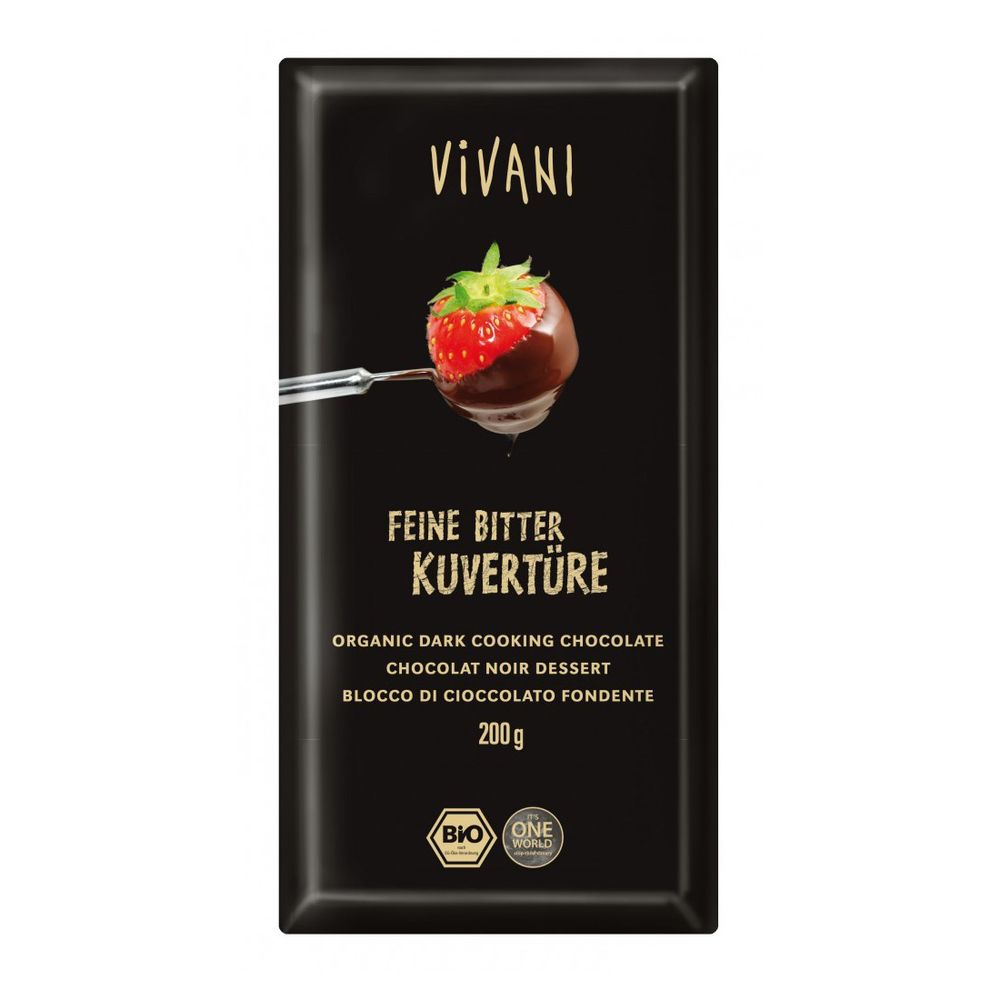 Ciocolata menaj neagra bio 200gr vivani