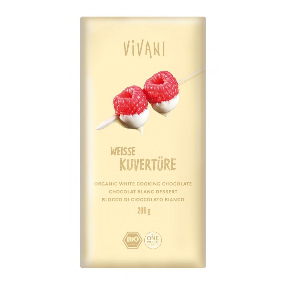 Ciocolata menaj alba bio 200gr vivani