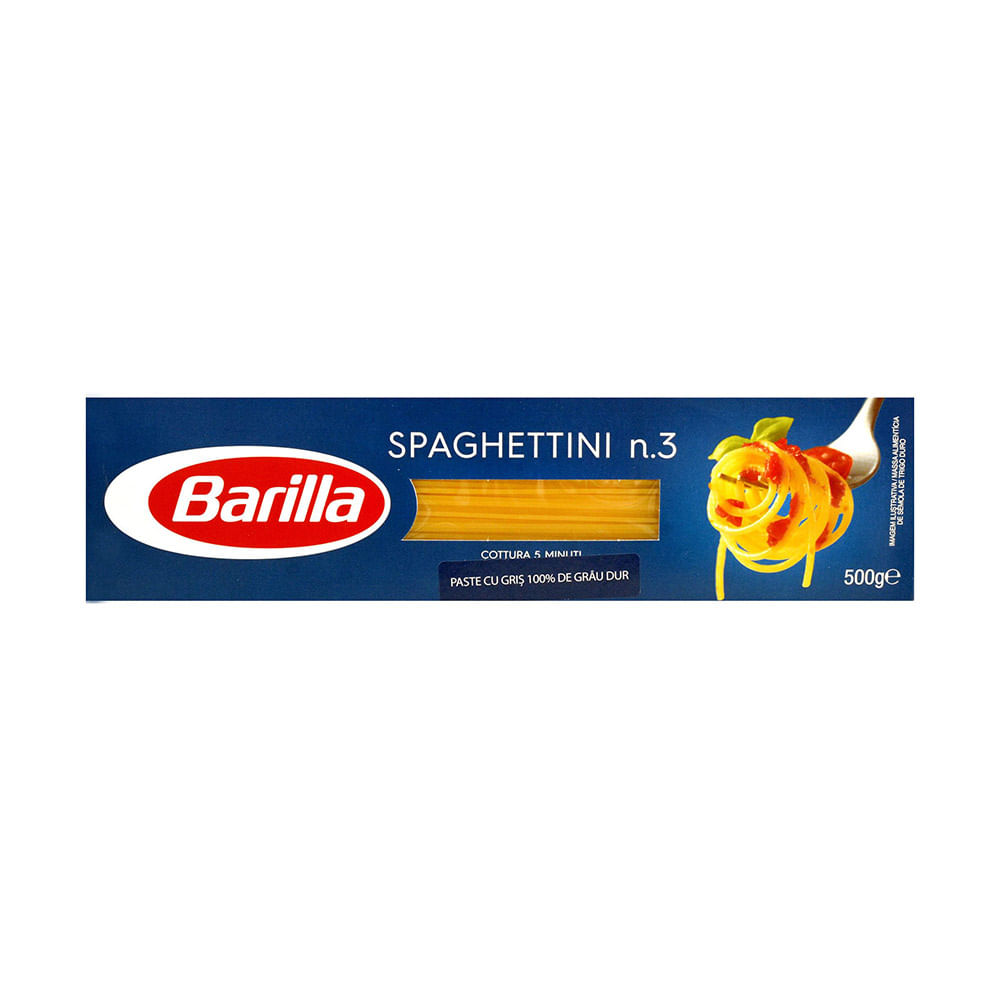 Paste Spaghetti Nr3 500g Barilla Alte brand-uri imagine 2022