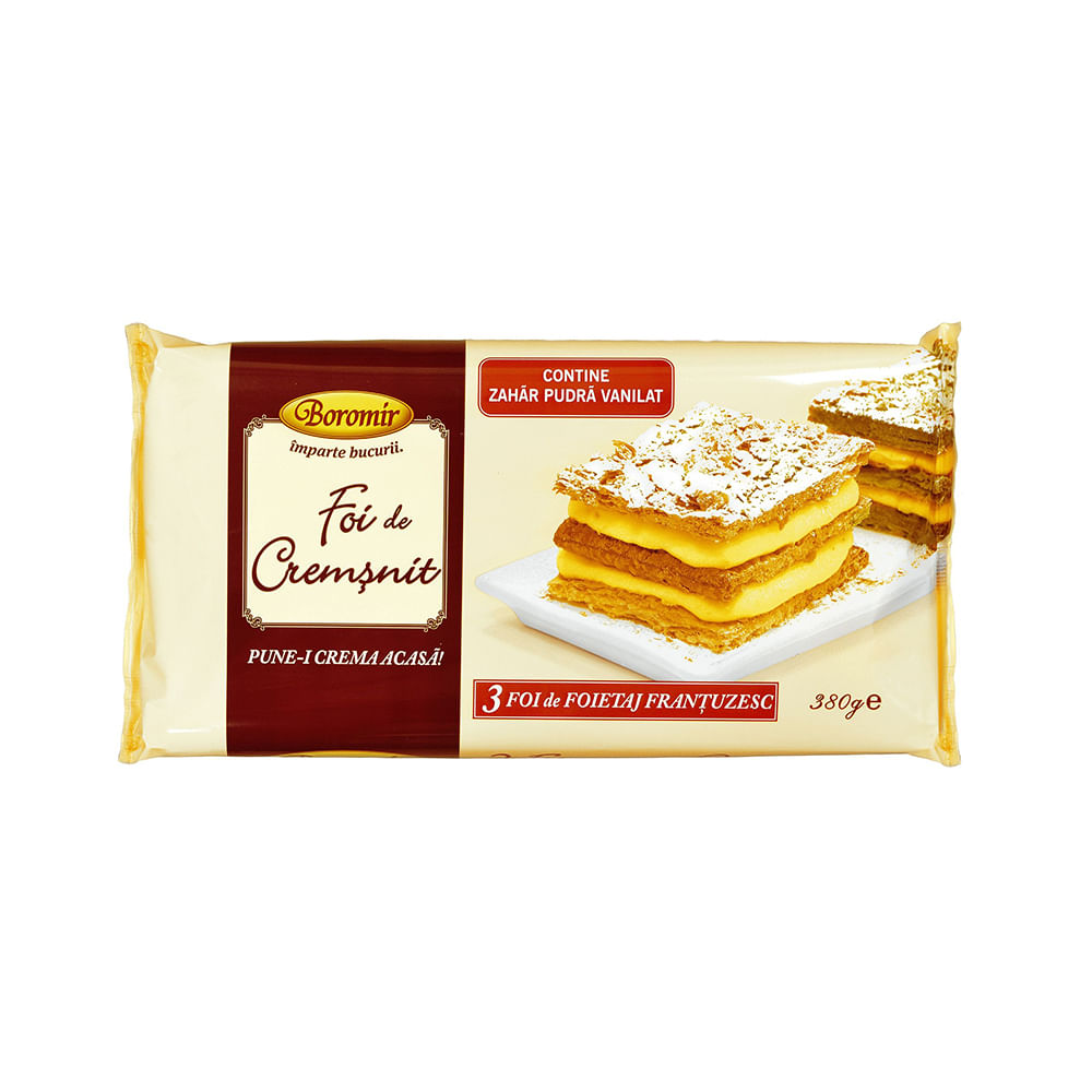 Foi pentru cremsnit 380gr boromir
