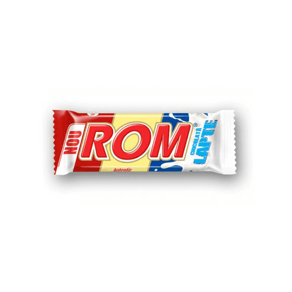 Ciocolata baton rom autentic 30g lapte
