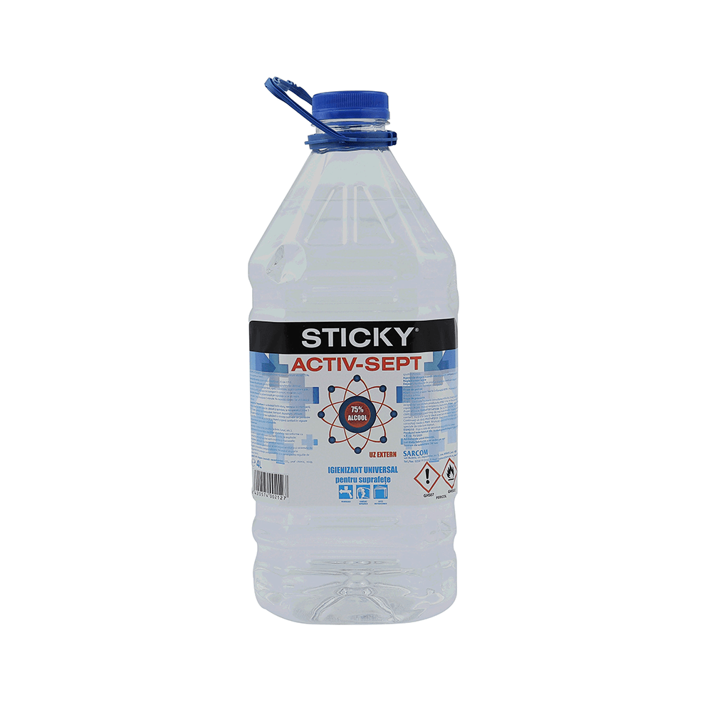 Igienizant universal pentru suprafete 4l sticky active-sept