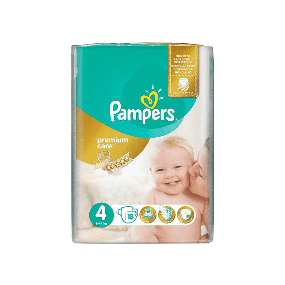 Pampers premium ca4 maxi 18buc
