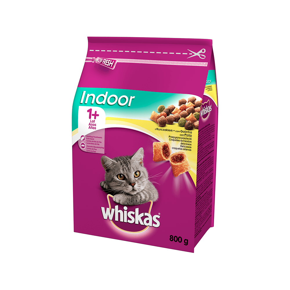 Hrana uscata pisici adult indoor pui 800gr Whiskas Alte brand-uri poza 2021