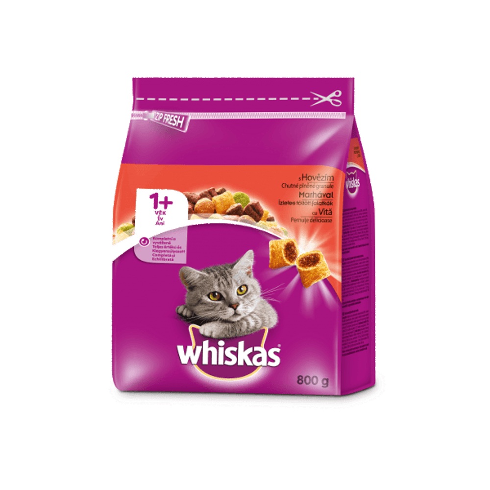 Hrana uscata pisici adult vita 800gr Whiskas