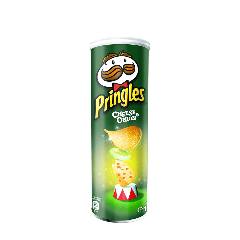 Chips pringles cu aroma branza si ceapa 165gr Alte brand-uri imagine 2022