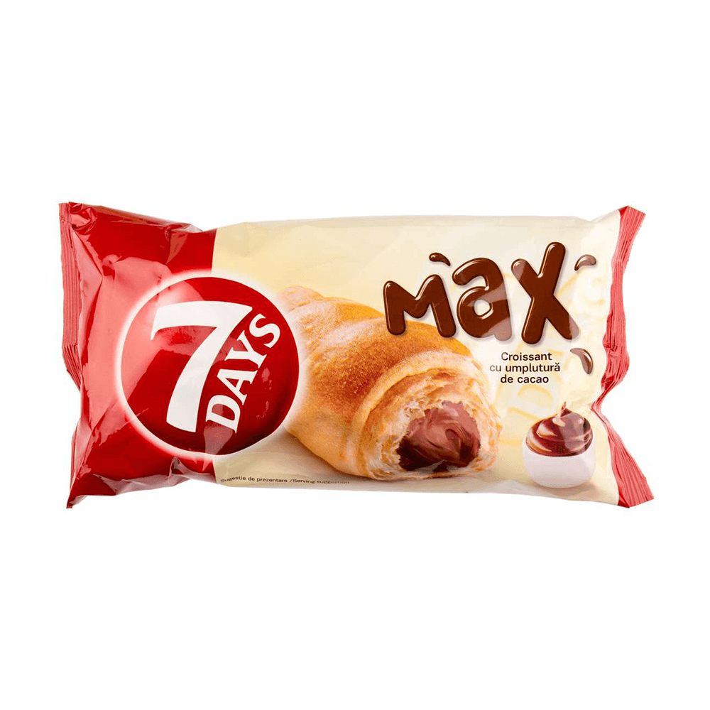 Croissant 7days max cacao 85gr Alte brand-uri imagine 2022 cartile.ro