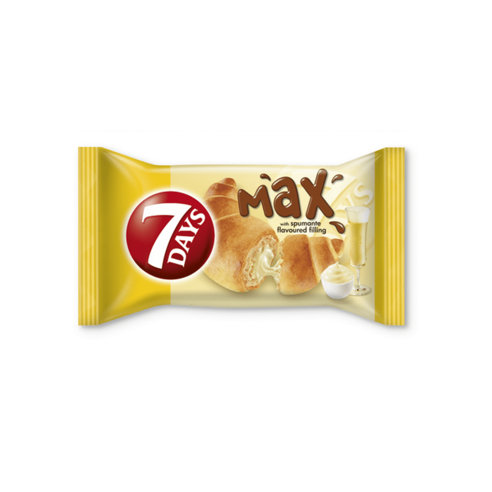 Croissant 7days max Crema sampanie 85gr Alte brand-uri imagine 2022 depozituldepapetarie.ro