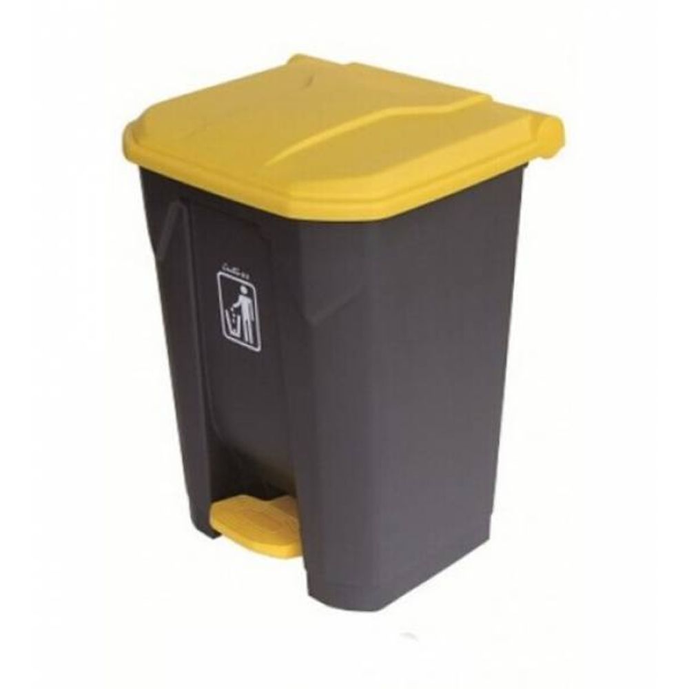 Cos gunoi din plastic cu pedala 60l