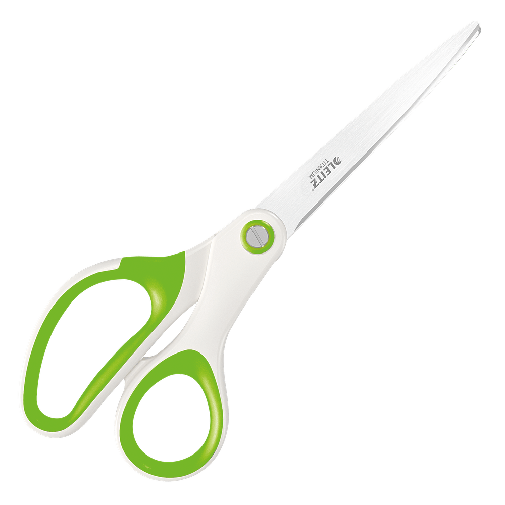 Foarfeca pentru birou leitz wow titanium, 205 mm, lime metalizat