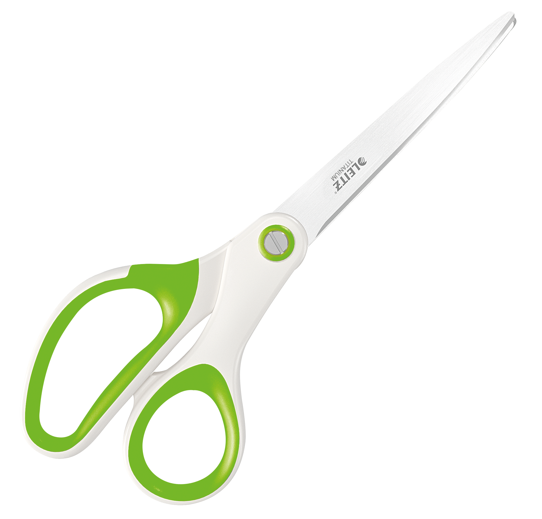 tacker leitz Foarfeca pentru birou otel 20.5 cm Leitz WOW Titanium lime metalizat