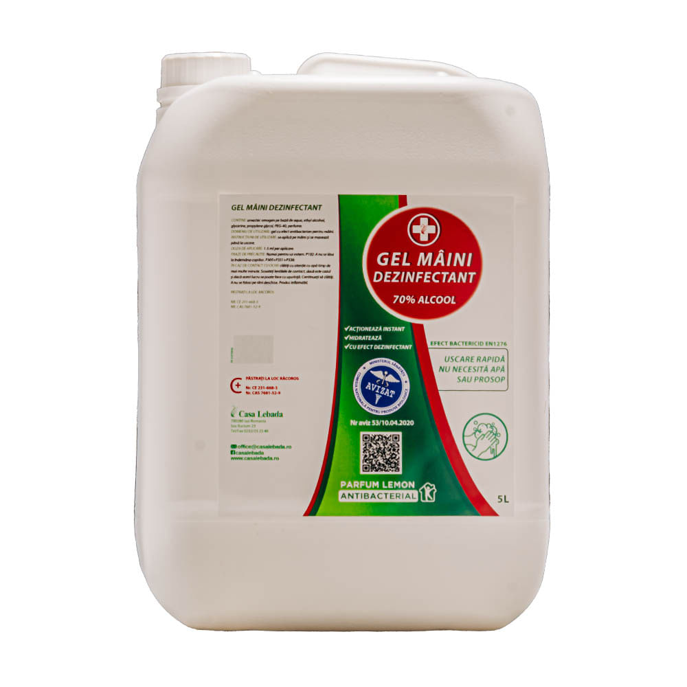 Gel dezinfectant maini 5l lbd