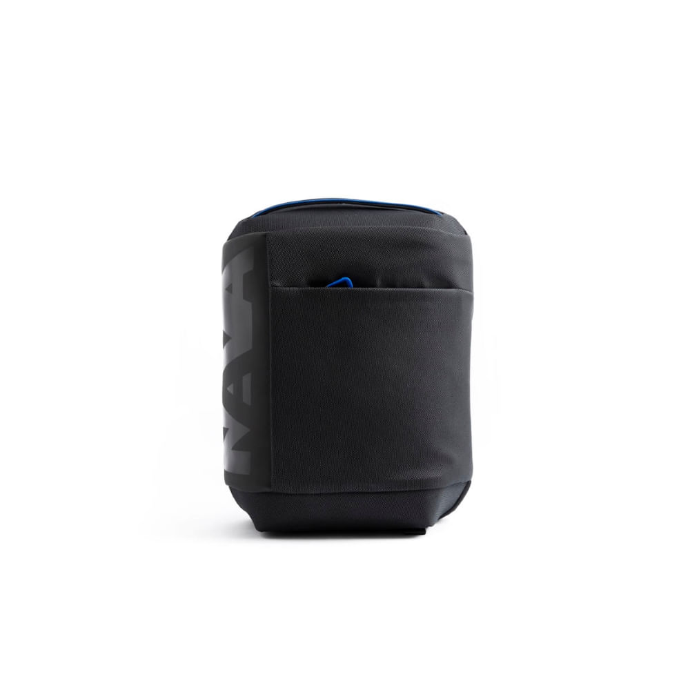 Rucsac cross, 1 compartiment, negru/albastru