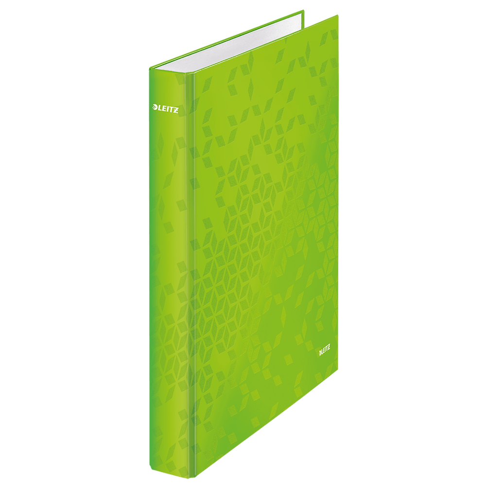 Caiet mecanic leitz wow, a4, mecanism 4dr, laminat, lime
