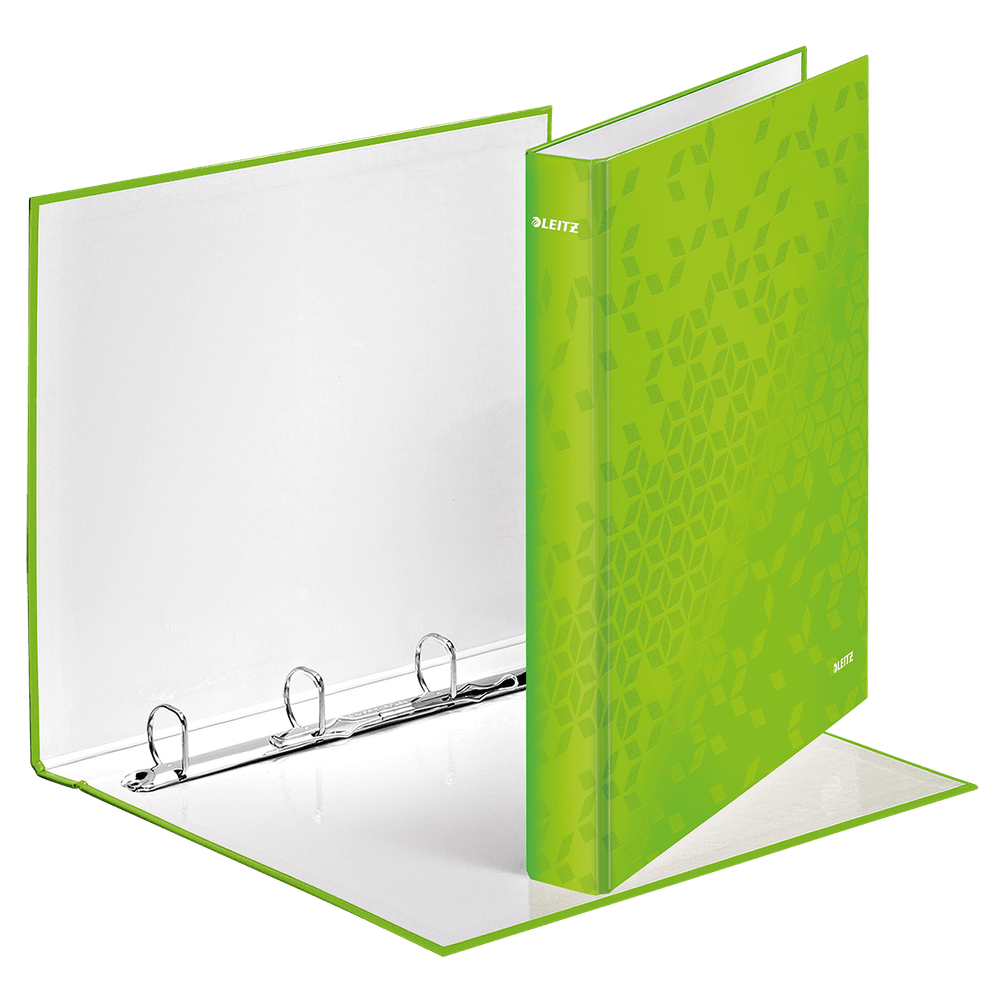 Caiet mecanic leitz wow, a4, mecanism 2dr, lime