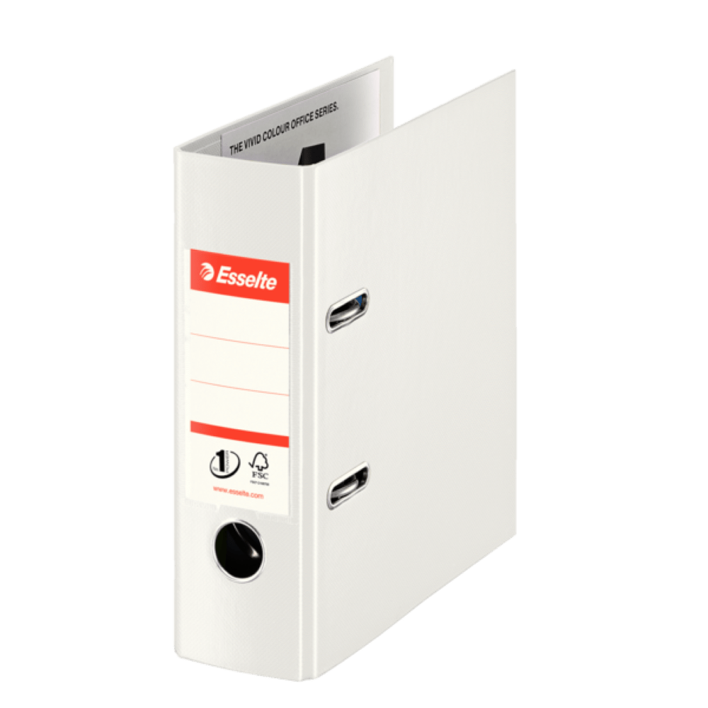 Biblioraft PP A5 7.5 cm Esselte No.1 Power VIVIDA alb
