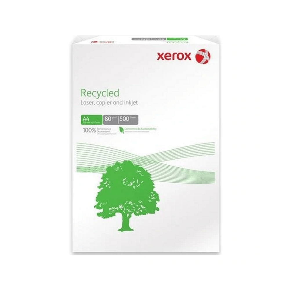 Hartie copiator A4 Xerox Recycled PURE 80 g/mp, 500 coli/top, pret per top HARTIE COP. A4 80G/MP RECYCLED PURE 500COLI/TOP