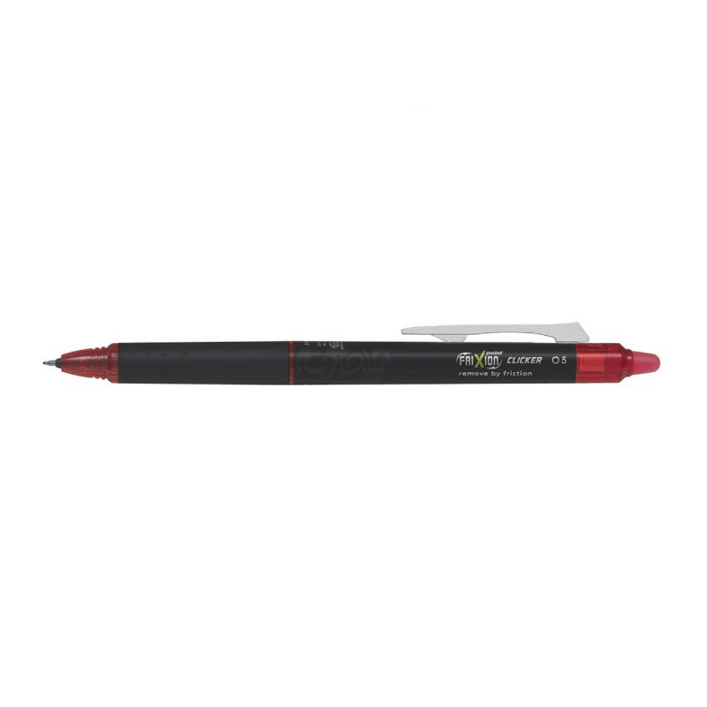 Roller frixion clicker point, pilot, 0.5 mm, rosu