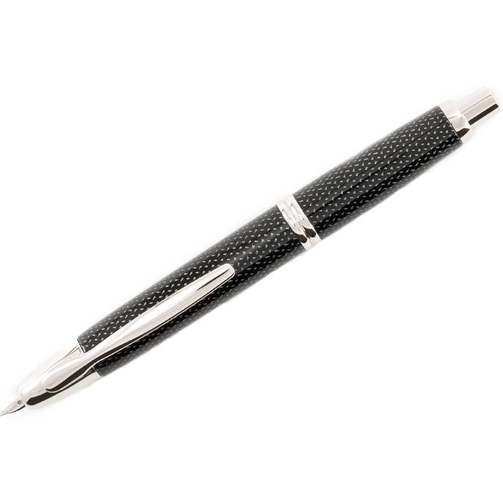 Stilou Capless Rhodium Graphite Pilot varf mediu corp negru graphite Stilou Pilot Capless Rhodium Graphite varf mediu negru graphite