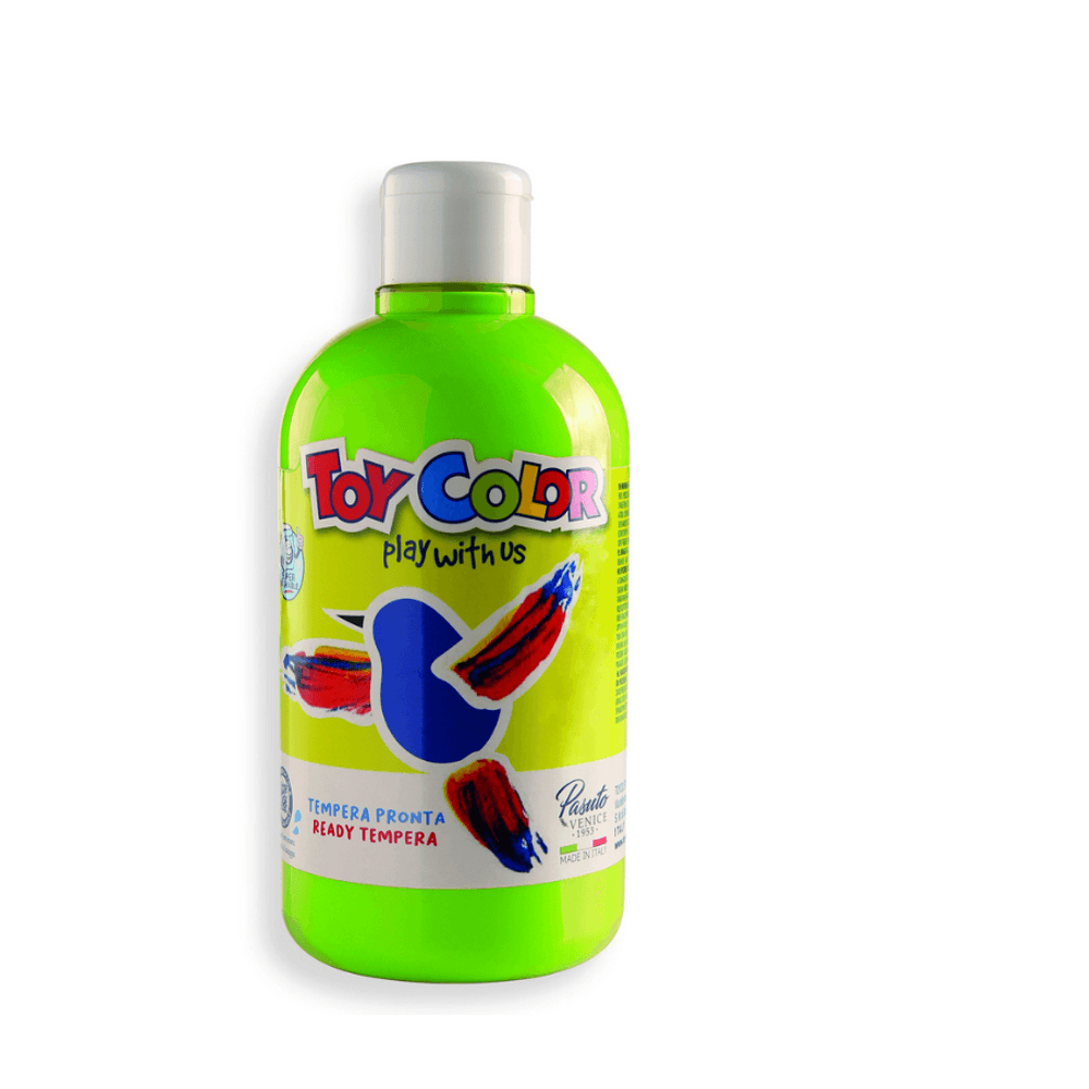 Tempera superlavabila Toy Color 500 ml verde deschis