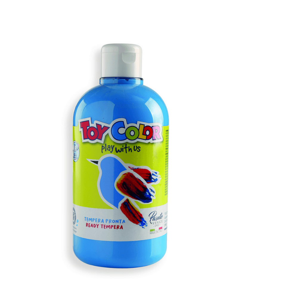 Tempera superlavabila Toy Color 500 ml albastru