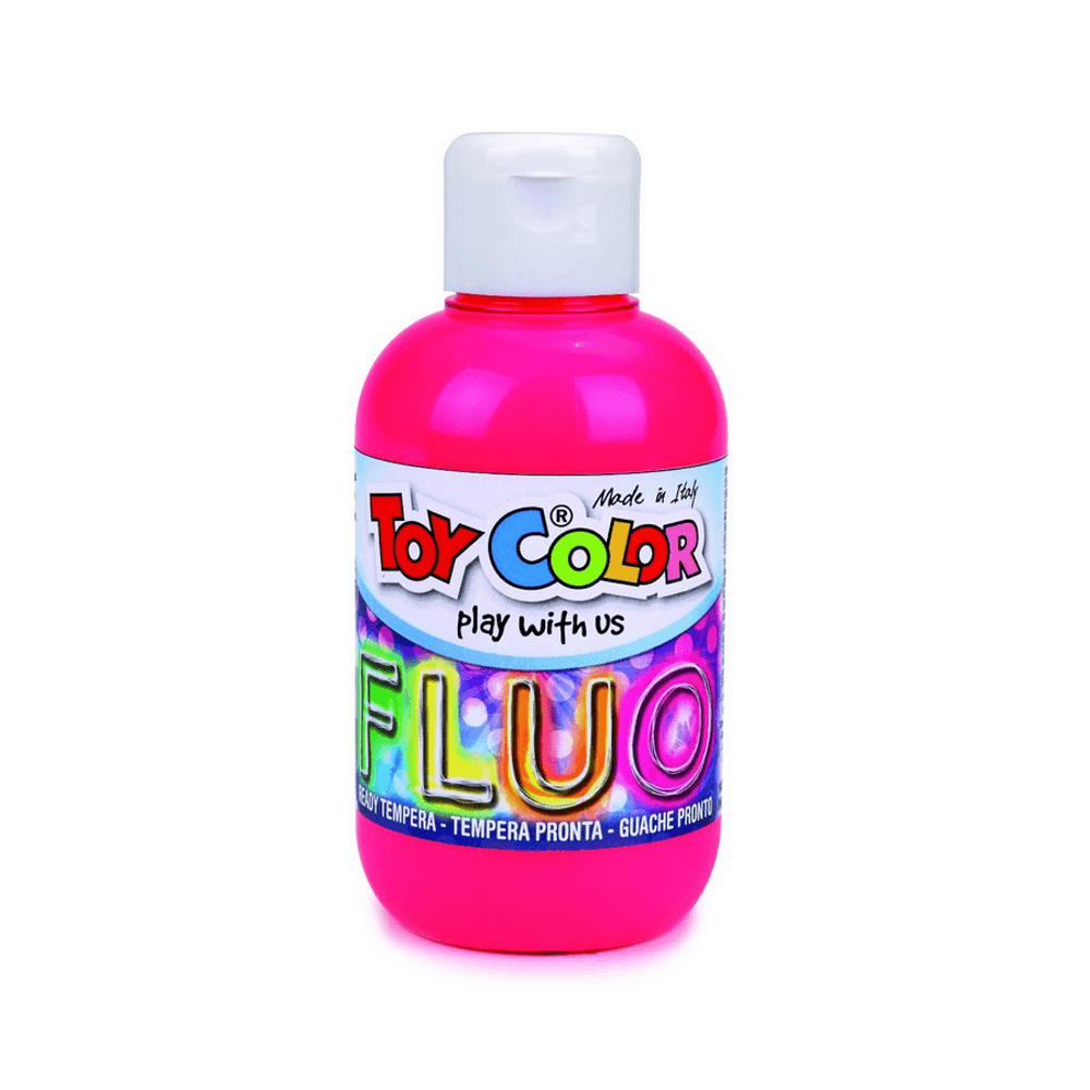 Tempera neon toy color, 250 ml, roz