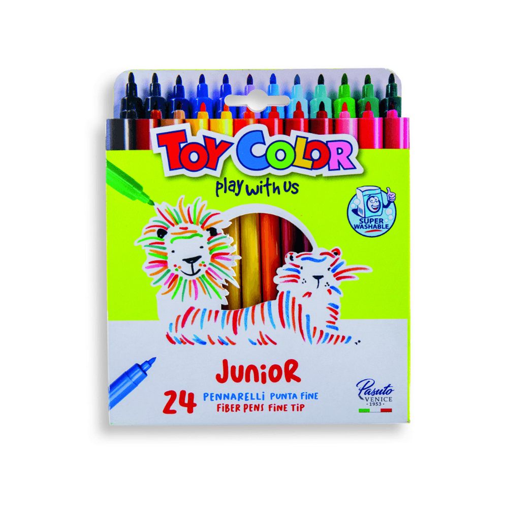 Carioci Toy Color Juniori, 24 culori