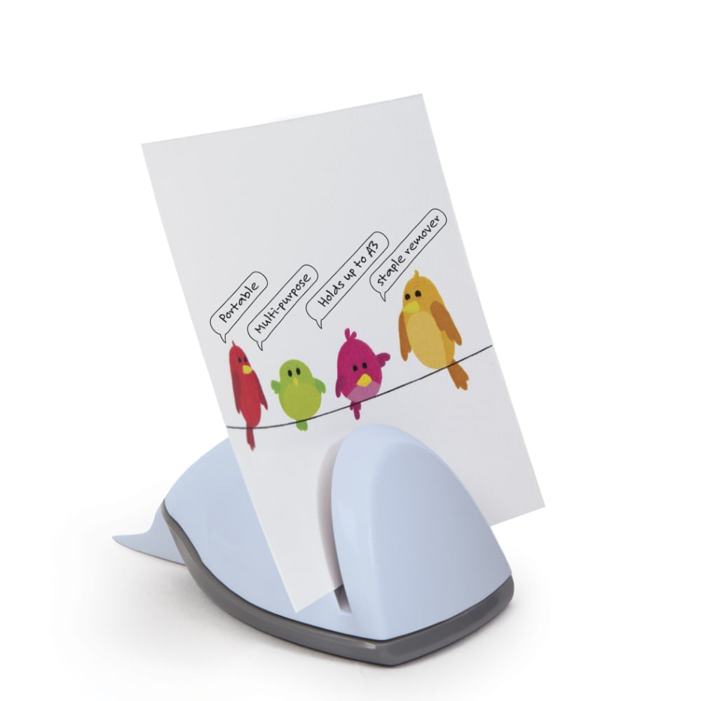 Suport pentru hartie cu decapsator blue 6/set