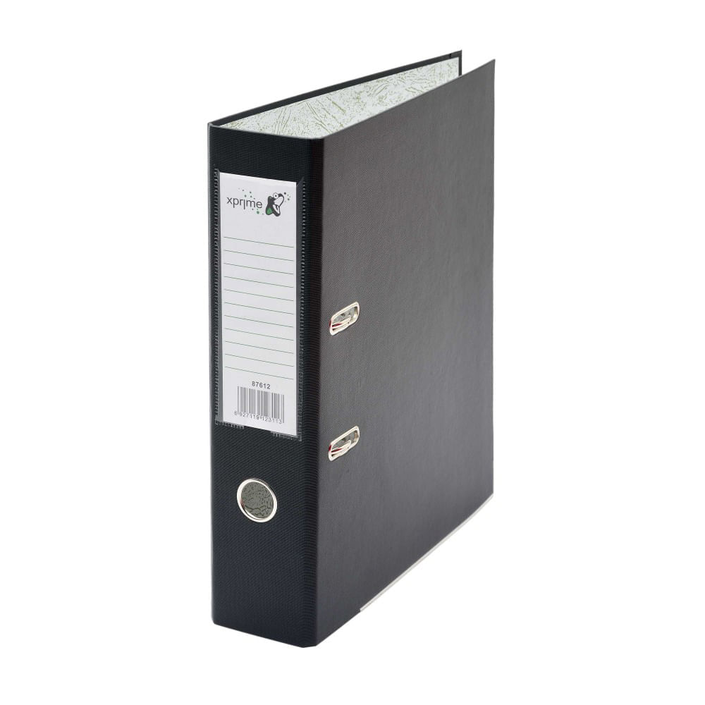 Biblioraft a4 7.5cm pvc xprime 25/set biblioraft a4 7.5cm pvc negru xprime 25/set