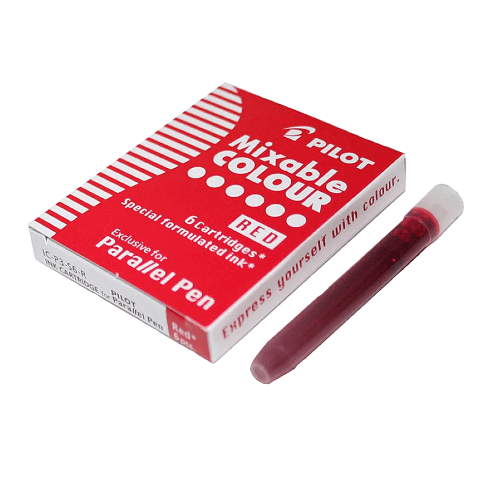 Rezerva stilou Pilot Parallel Pen 6buc/set rosu