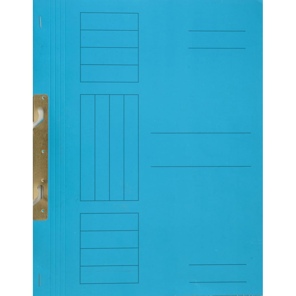 Dosar Inc 1/1 Carton Supercolor Albastru 25Buc/Set