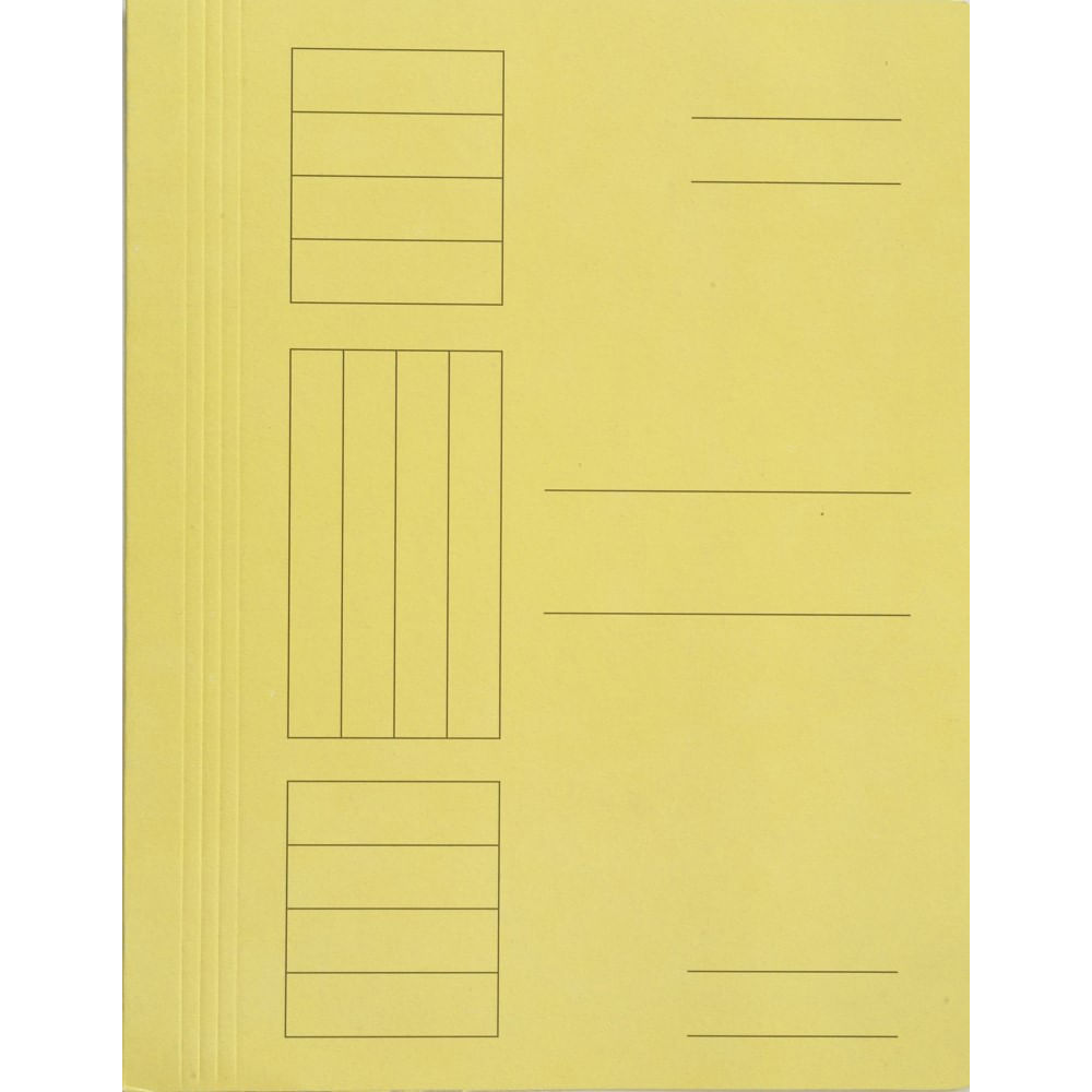Dosar Plic Carton Supercolor Galben 25 Buc/Set