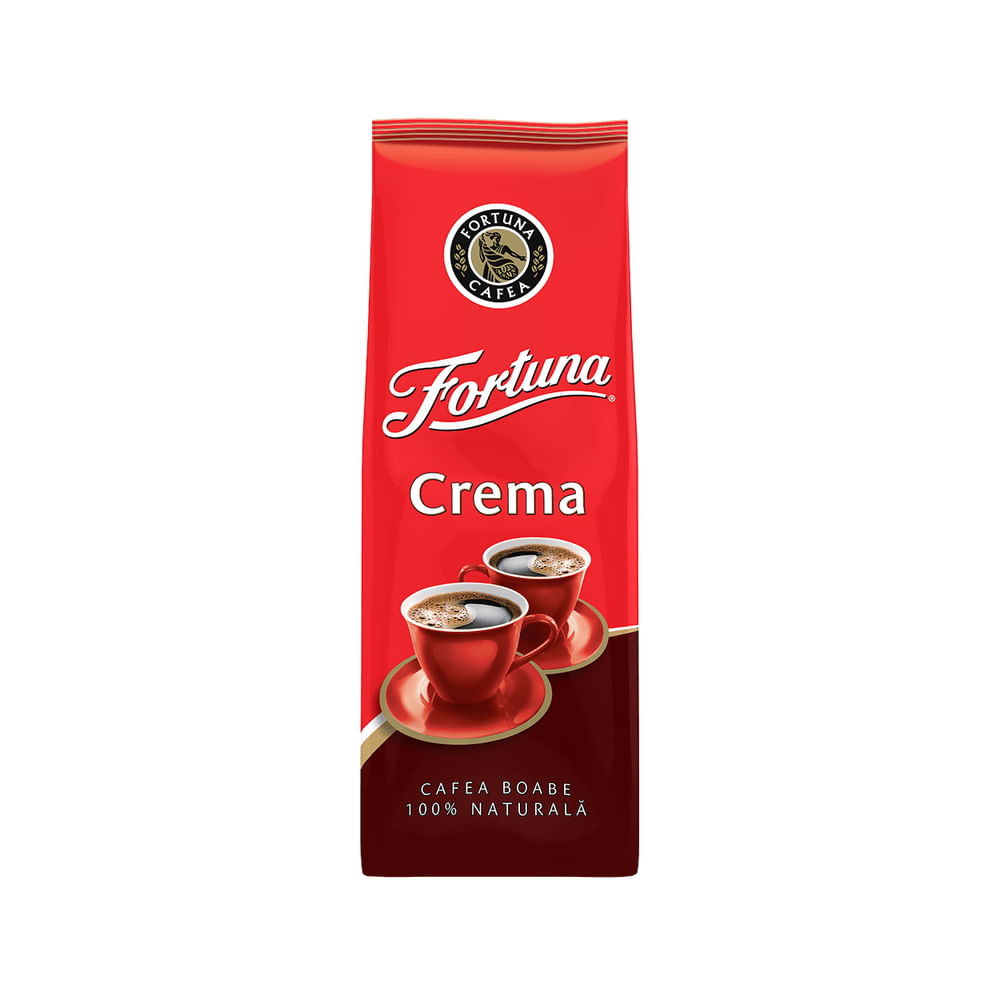 Cafea boabe Fortuna Crema, 1 kg Alte brand-uri imagine 2022 cartile.ro