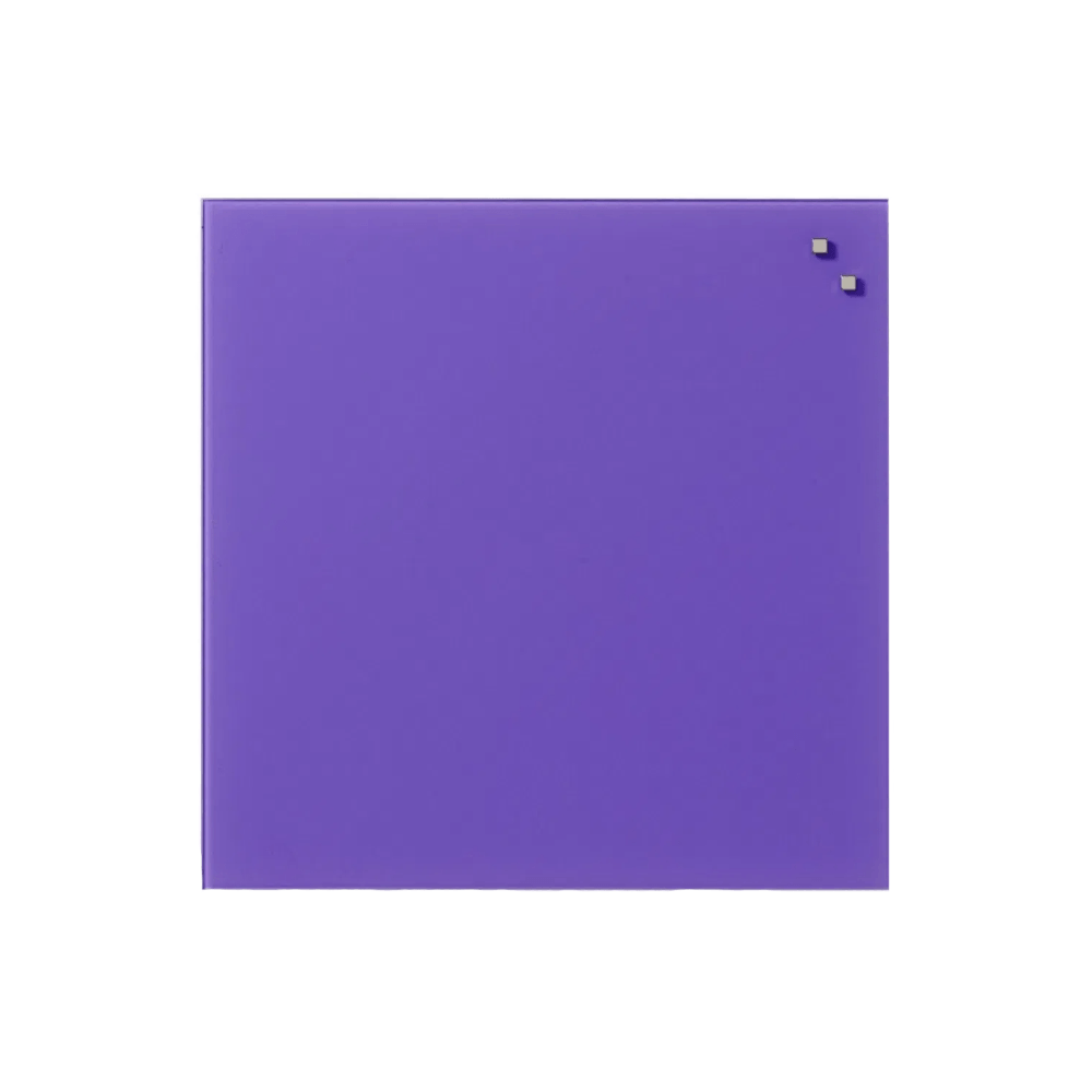 Tabla magnetica de sticla Naga, 45 x 45, violet aprins