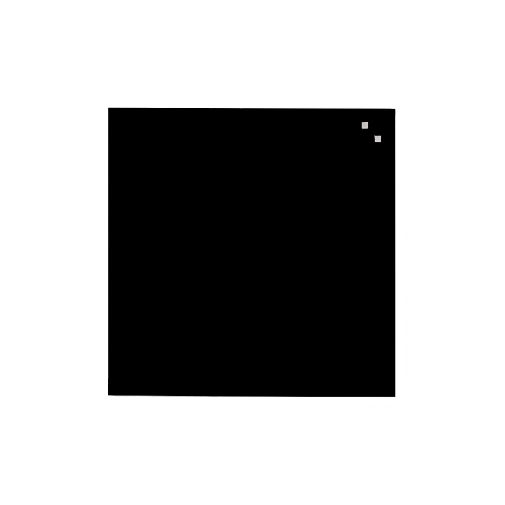 Tabla magnetica de sticla Naga, 45 x 45, negru