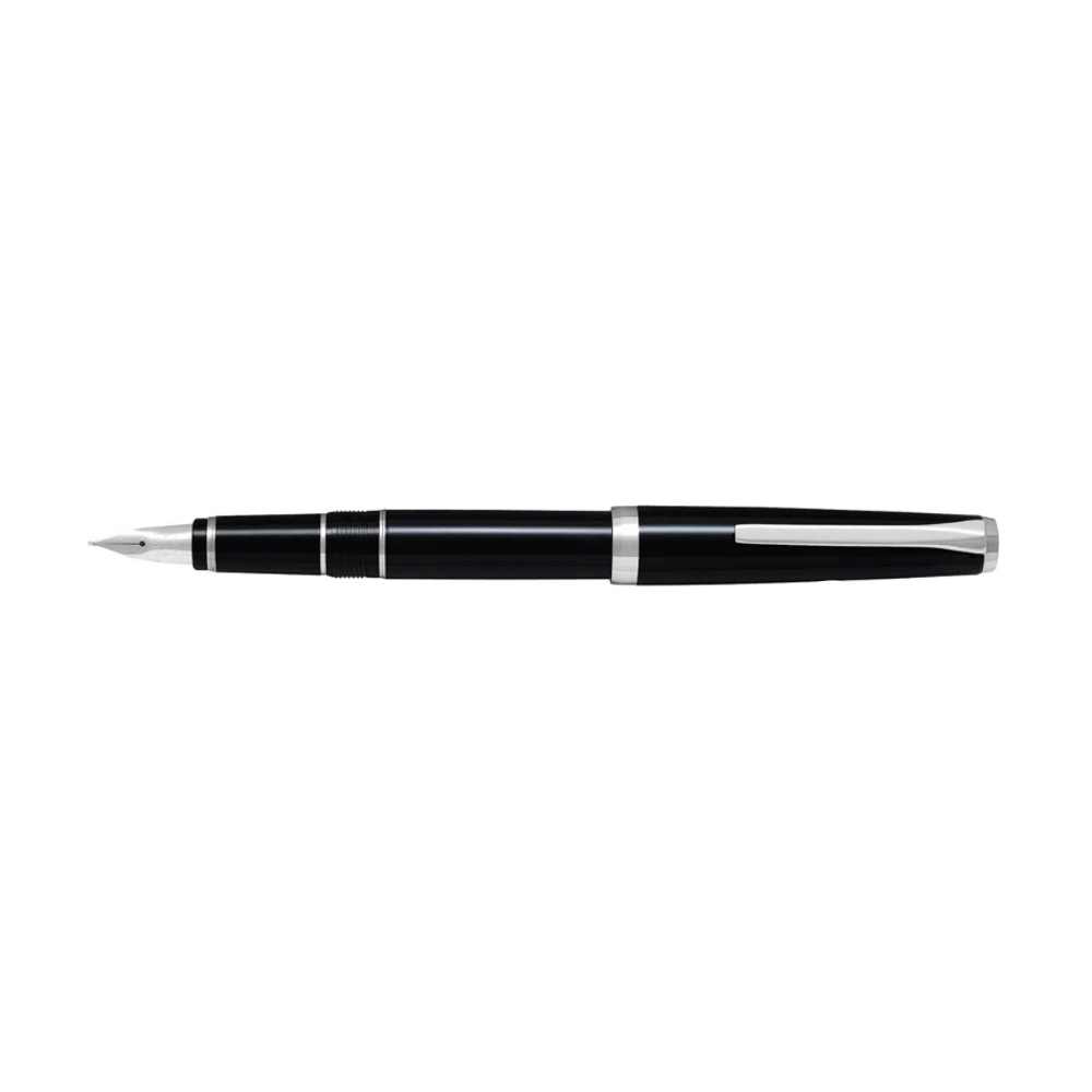 Stilou Falcon Pilot varf extrafin penita din aur alb corp negru Stilou Falcon Negru Vf.Extrafin Aur Alb Pilot