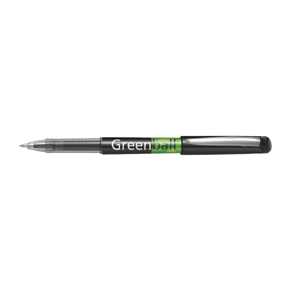 Roller Pilot Begreen Greenball, 0.7 mm, negru dacris.net imagine 2022 depozituldepapetarie.ro
