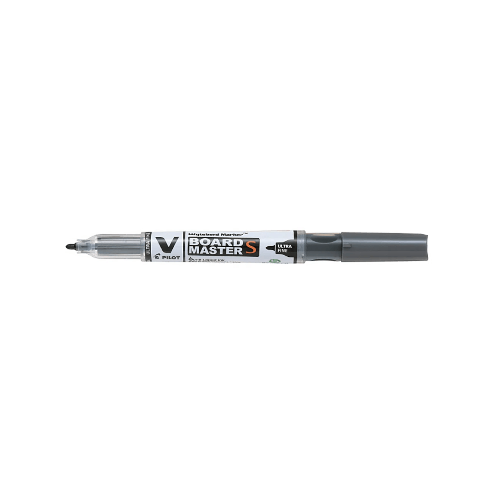 Marker pentru tabla Pilot Vboard Master S 0.8 mm varf rotund negru