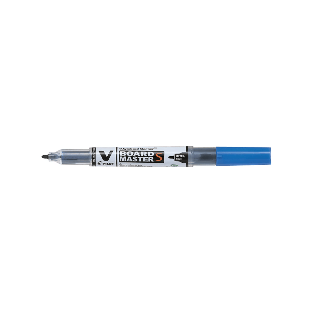 Marker pentru tabla Pilot Vboard Master S 0.8 mm varf rotund albastru