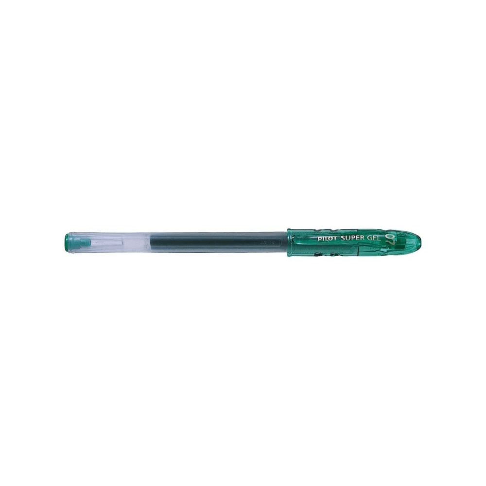 Roller cu gel Super Gel Pilot 0.7 mm varf mediu Roller cu gel Pilot Super Gel 0.7 mm verde