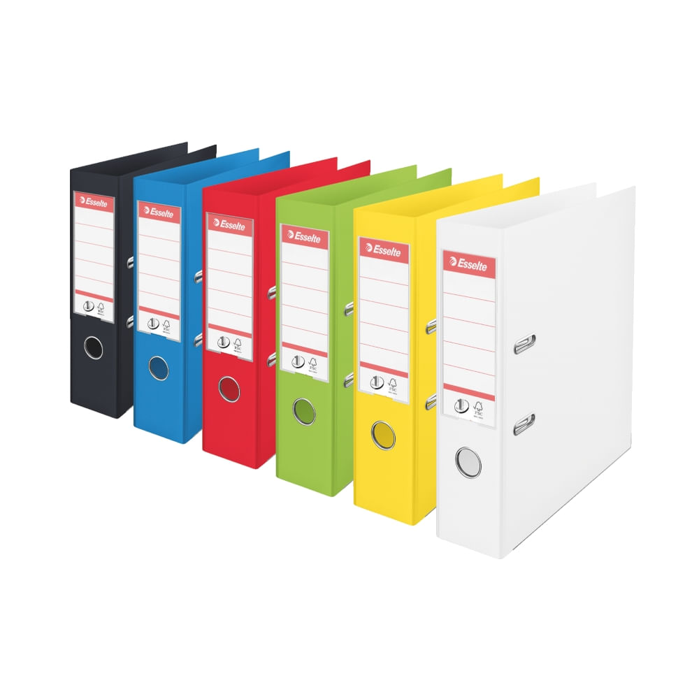 Biblioraft esselte no.1 power vivida, pp/pp, a4, 75 mm, galben