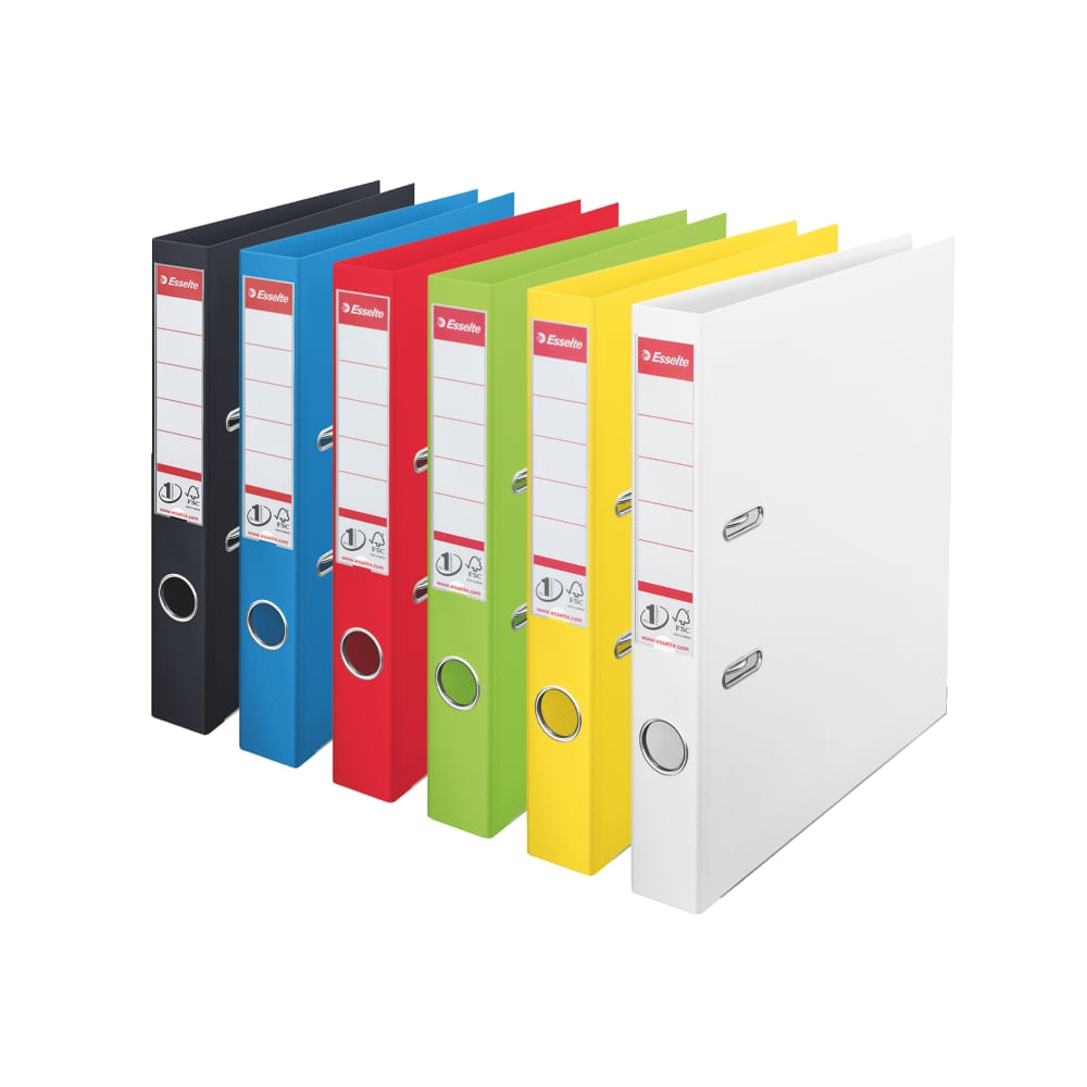 Biblioraft esselte no.1 power vivida, pp/pp, a4, 50 mm, negru
