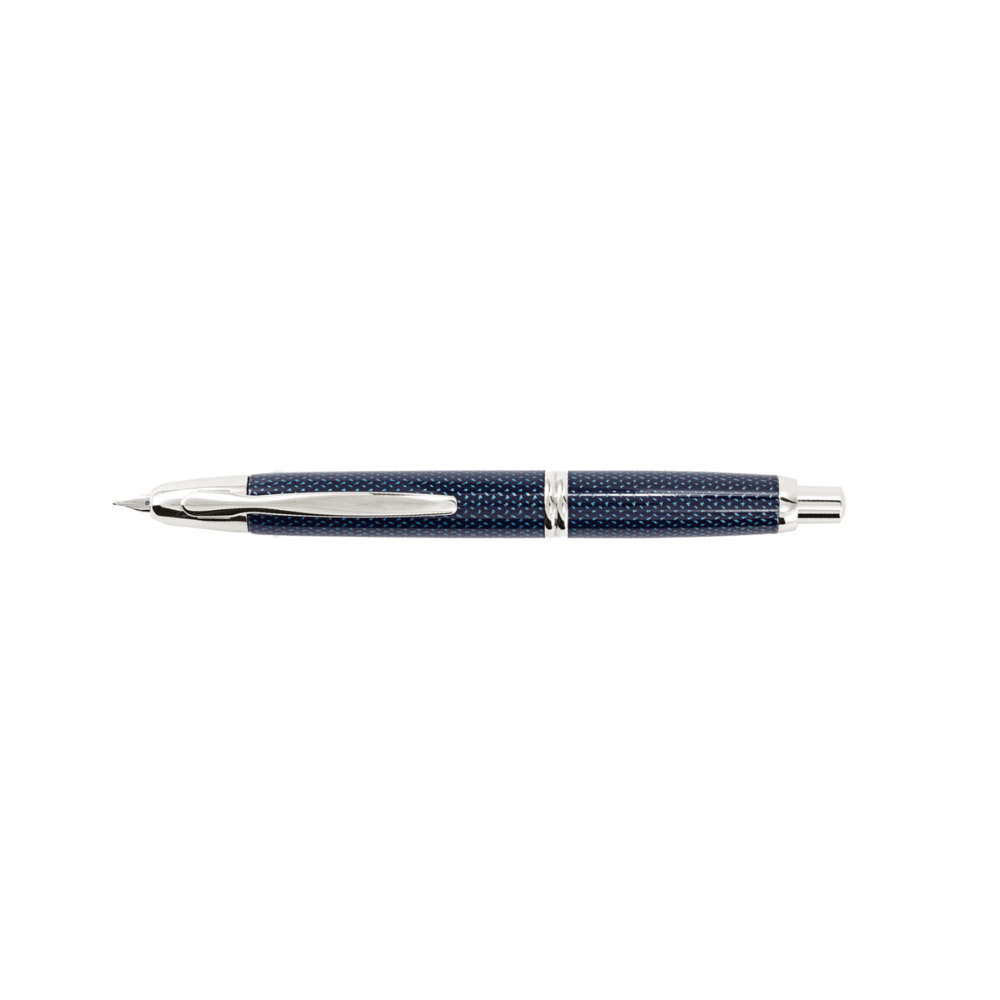 Stilou Capless Rhodium Graphite Pilot varf fin corp albastru Stilou Capless Rhodium Graphite Albastru Varf Fin