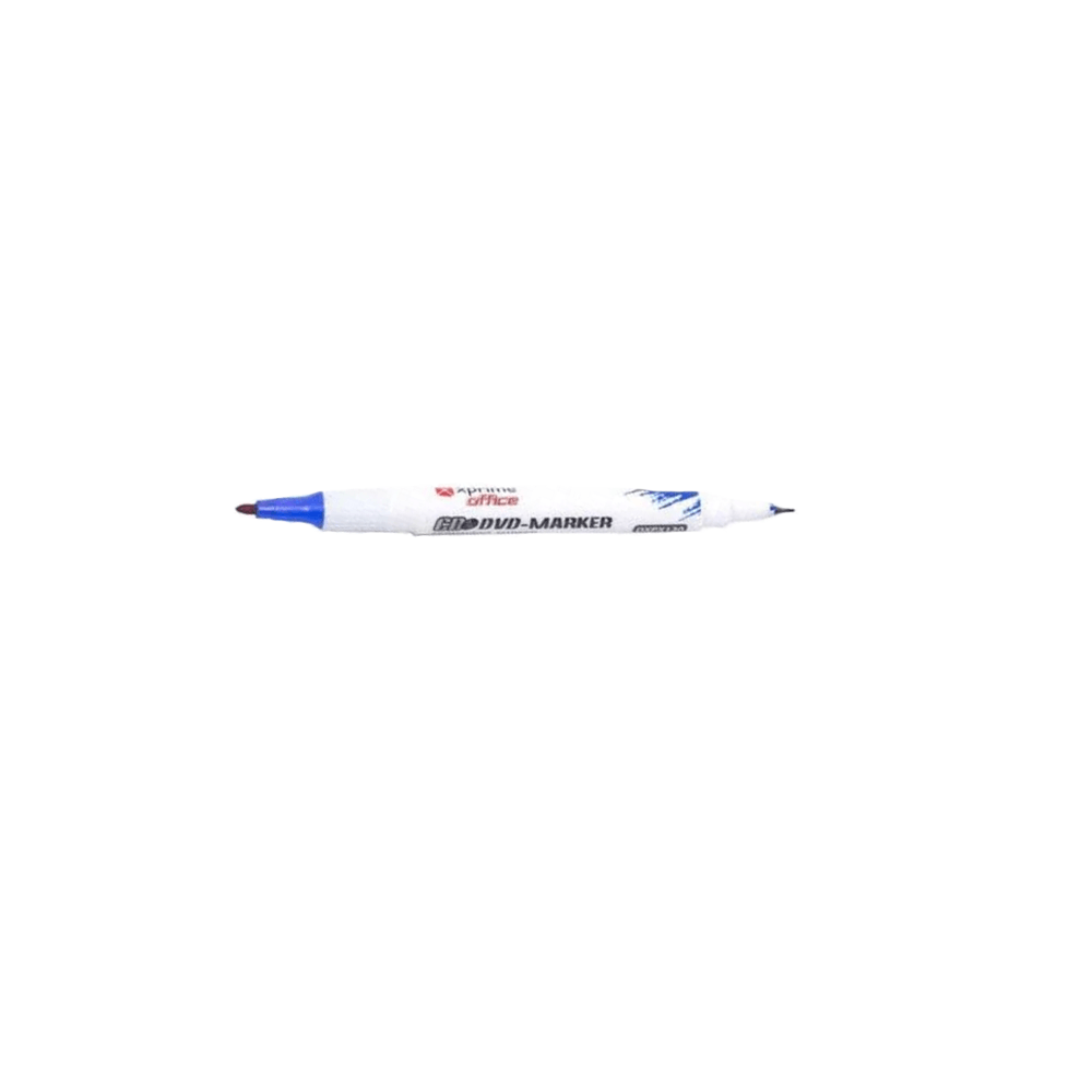 Marker permanent Xprime, pentru CD/DVD, 0.4 mm/0.8 mm albastru, 12 buc/cut