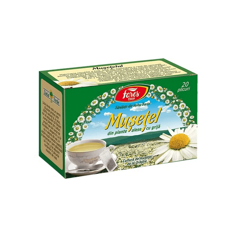 Ceai Fares Musetel, 20 plicuri/cutie