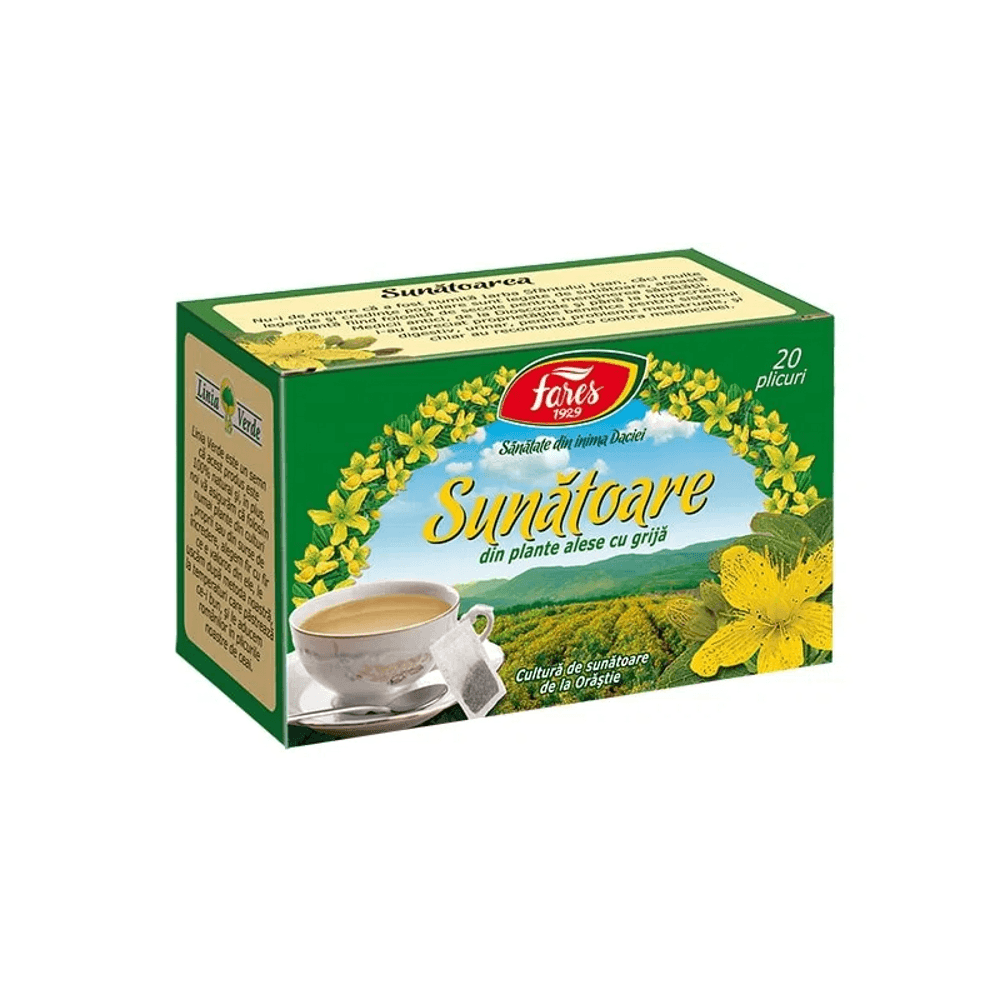 Ceai Fares Sunatoare 20 plicuri/cutie Ceai Fares Sunatoare 20 plicuri/cutie