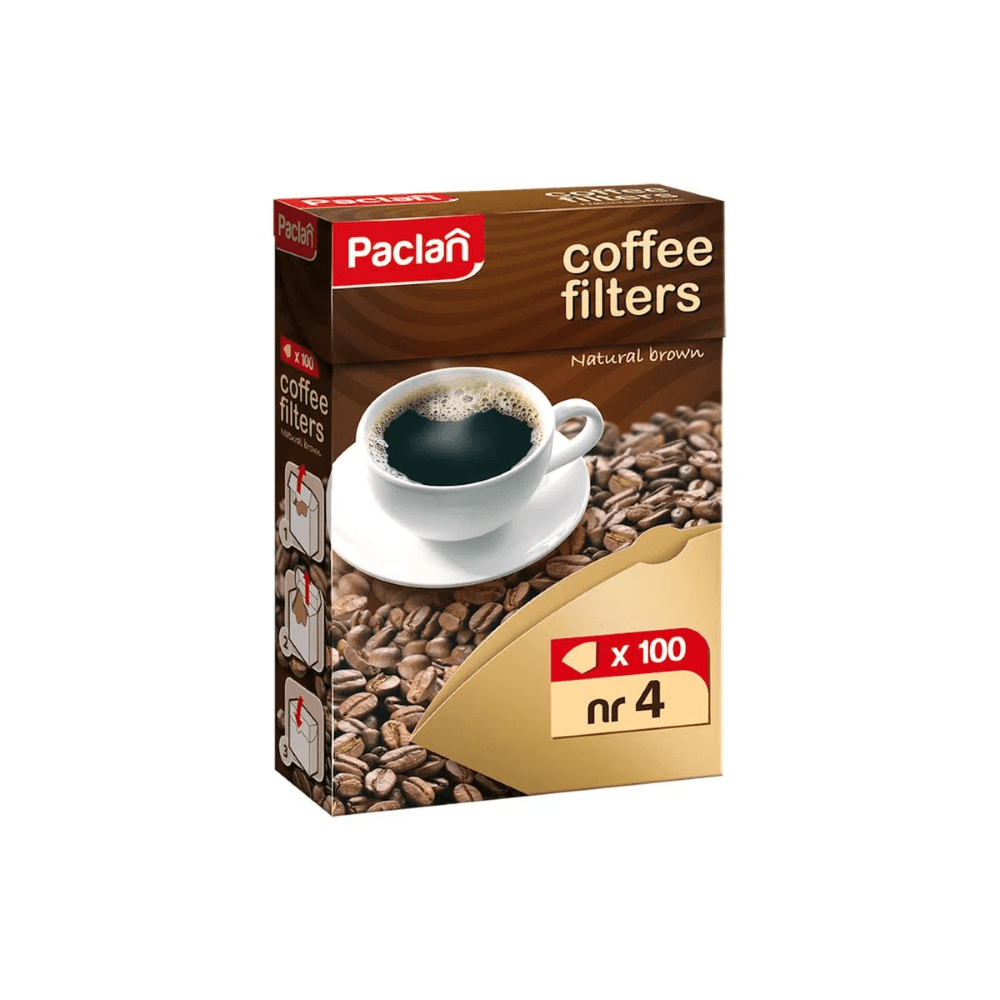 Rezerva din hartie pentru filtru cafea nr. 4 100 bucati Alte brand-uri imagine 2022 depozituldepapetarie.ro